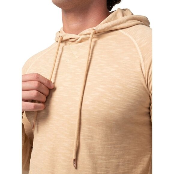 NEW Good Man Brand | Legend Slim Fit Pullover Hoodie in Warm Sand - Picture 4 of 11